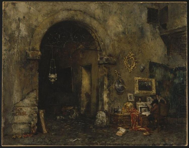 William Merritt Chase Antiquary Shop china oil painting image